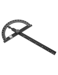 Transportador y Medidor de Ángulos WEN ME512P Aluminio 13.97 cm