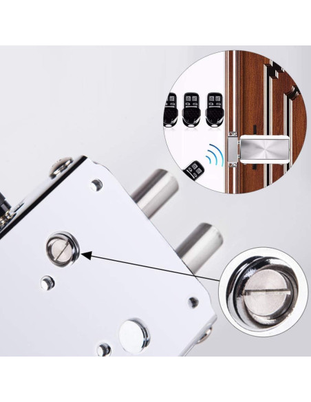 Cerradura Electrónica Inteligente Faddare con Control Remoto
