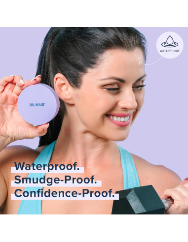 Polvo Compacto Prensado TRUHAIR para Raíces Canosas 10g Gris