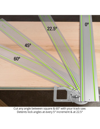 Escuadra de Sierra de Pista Ajustable Woodpeckers 60