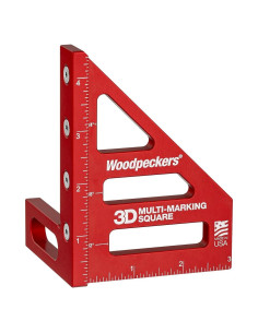 Escuadra de Marcado Múltiple 3D Woodpeckers - Aluminio, Precisión