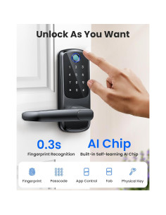 Cerradura Inteligente SohoTeco B07 WiFi y Huella Dactilar 2