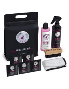 Kit de Cuidado de Zapatos Pink Miracle - Limpiador 240ml y Spray Protector