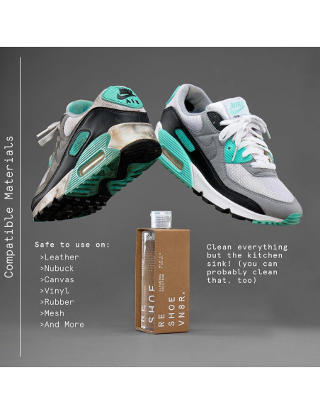 Limpiador de Zapatos RESHOEVN8R 226.8 ml - Multiusos para Cuero y Lona