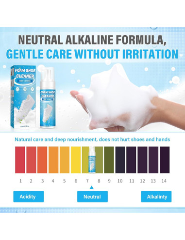 Kit de Limpiador de Zapatos YKDILYHH 200ml con Cepillo y Toalla