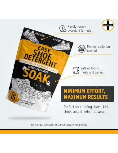 Limpiador de Zapatos SneakERASERS Remojo Nocturno 220g