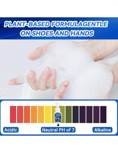 Kit Limpiador de Zapatos Blancos Balldanlu 200ml con Cepillo