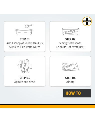 Limpiador de Zapatos SneakERASERS Remojo Nocturno 220g