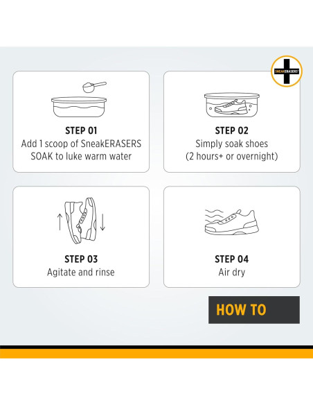 Limpiador de Zapatos SneakERASERS Remojo Nocturno 220g