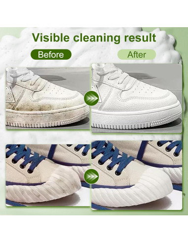 Kit Limpiador de Zapatos Tudepz 200ml - Espuma Rápida y Efectiva