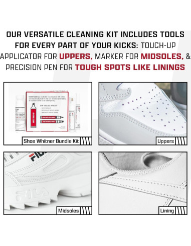 Kit de Blanqueador de Zapatos Factory Laced - Retoque y Marcadores