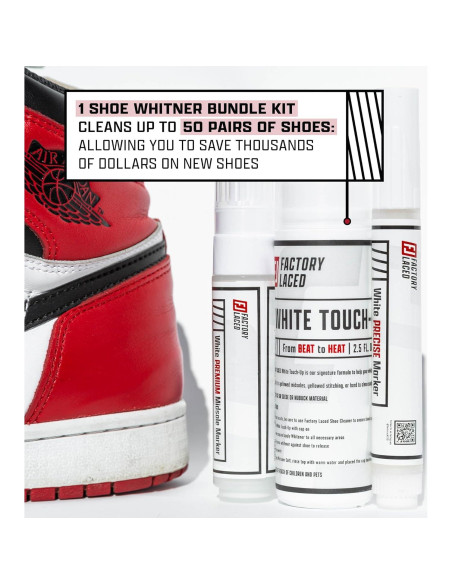 Kit de Blanqueador de Zapatos Factory Laced - Retoque y Marcadores
