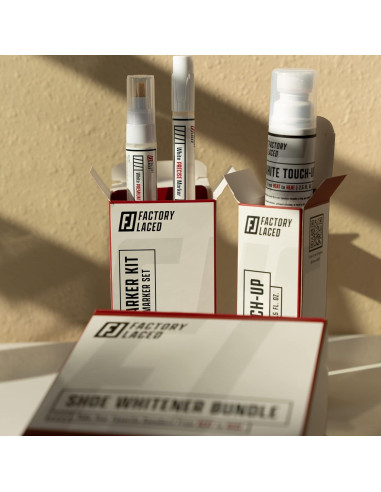 Kit de Blanqueador de Zapatos Factory Laced - Retoque y Marcadores