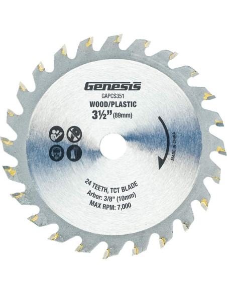 Sierra Circular de Inmersión Genesis GPCS535CK 5.8A 2.86cm