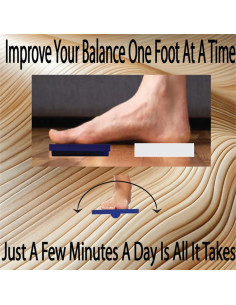 Ejercitador de Tobillo MODERN GRIZZLY Azul y Blanco 9.4x8.6 cm 2