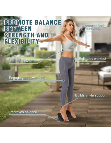 Tablero de Equilibrio ARCHAEUS para Estiramiento y Fortalecimiento