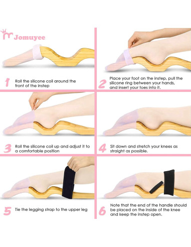 Estirador de Pies de Ballet Jomuyee - Mejora Arco Pie