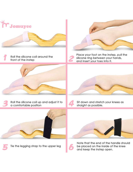 Estirador de Pies de Ballet Jomuyee - Mejora Arco Pie