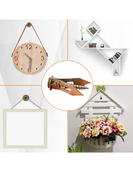 Kit de Anclajes y Tornillos Autoperforantes TriLnno 20 Pzas