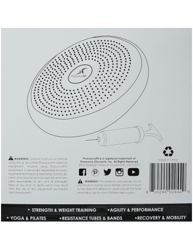 Disco de Equilibrio ProsourceFit 35.56 cm con Bomba - Púrpura