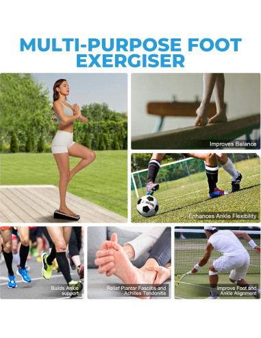 Tablero de Equilibrio Atlético ARCHAEUS Negro 33x11.9 cm