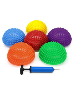 Set de 6 Podios de Equilibrio Erizo Yes4All con Bomba