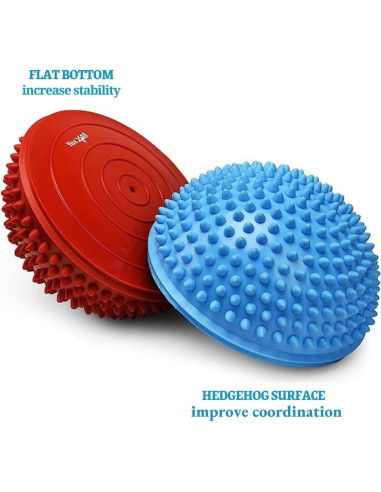 Set de 6 Podios de Equilibrio Erizo Yes4All con Bomba