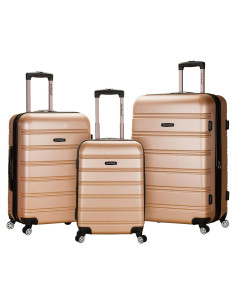 Conjunto de Equipaje Duro Expandible Rockland Melbourne 3 Piezas