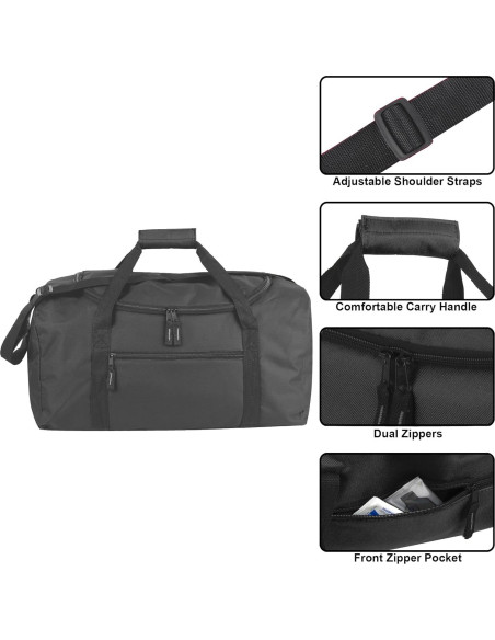 Bolsa de viaje 50.8 cm Trail Maker 40 litros unisex negra