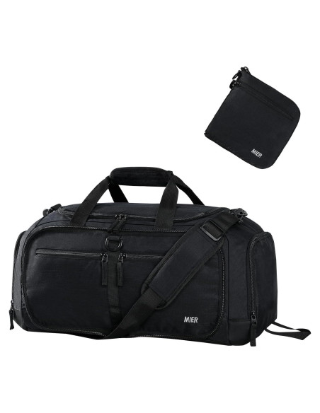 Bolsa de Viaje Plegable MIER 50L con Compartimento para Zapatos