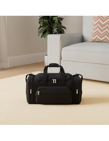 Bolsa de Deporte Duffel YoKelly 20" Negra 40L con 6 Compartimentos