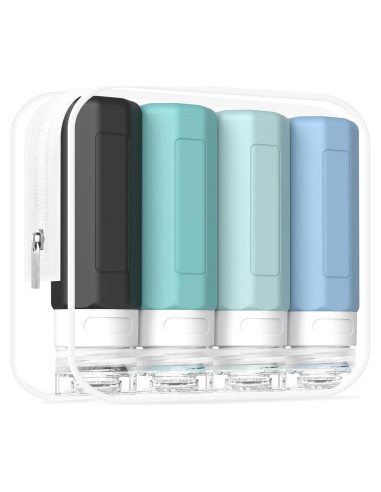 Botellas de Viaje Silicona 3oz Aprobadas por TSA - MateeyLife
