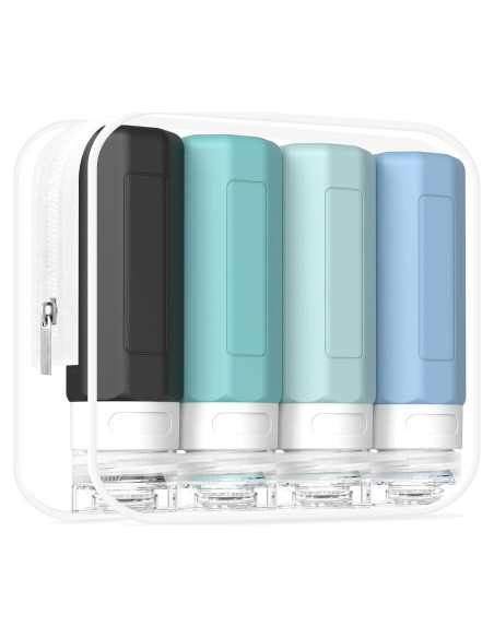 Botellas de Viaje Silicona 3oz Aprobadas por TSA - MateeyLife
