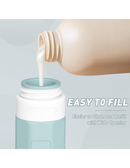 Botellas de Viaje Silicona 3oz Aprobadas por TSA - MateeyLife