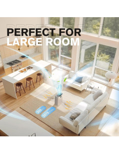 Purificador de Aire MORENTO HY4866 para Habitaciones Grandes 100m 2