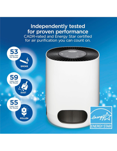 Purificador de Aire Clorox HEPA para Habitaciones hasta 18.58 m