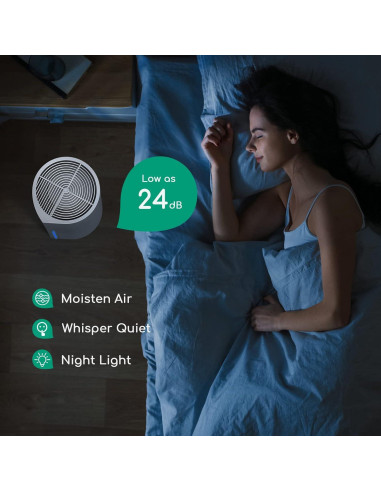 Purificador de Aire y Humidificador Afloia MIROPRO 2 en 1