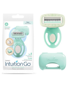 Afeitadora Desechable Schick Intuition Go para Mujeres - 1 Unidad