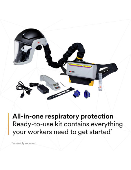 Respirador PAPR 3M TR-800-HIK con Batería y Filtros NIOSH