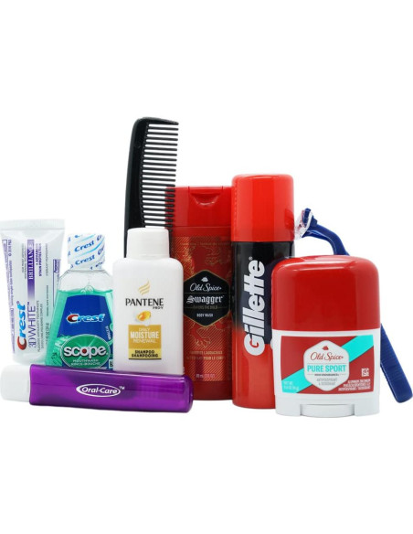 Kit de Viaje Reutilizable para Hombres 10 Piezas Handy Solutions