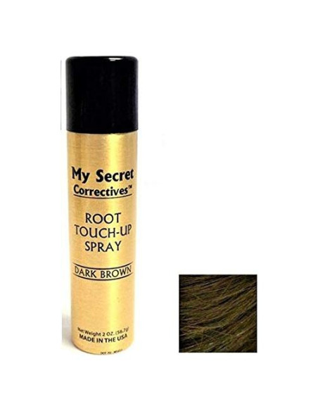 Spray Retoque Raíces My Secret 56.7 ml Castaño Oscuro