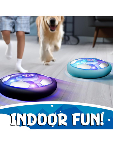 Conjunto de 2 Pelotas de Fútbol Flotantes JoyX LED 17.5 cm