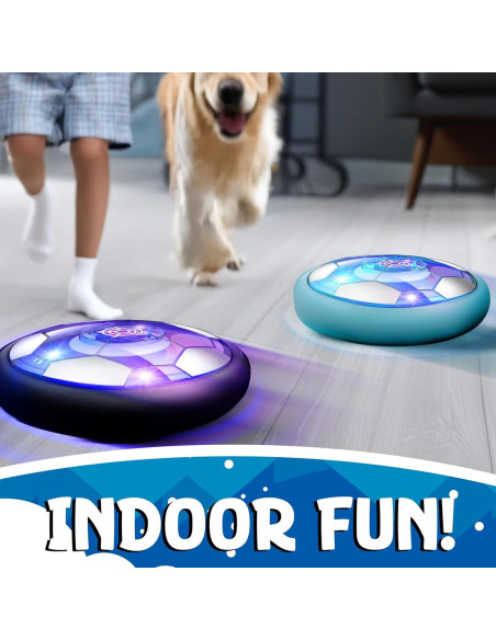 Conjunto de 2 Pelotas de Fútbol Flotantes JoyX LED 17.5 cm