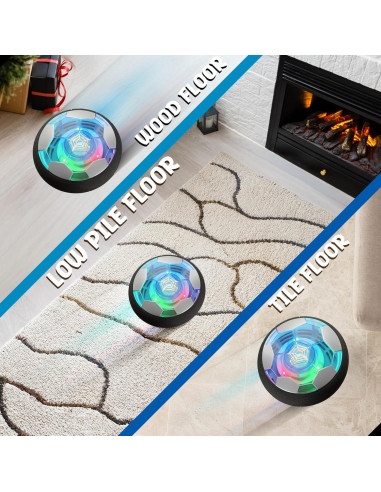 Conjunto de 2 Pelotas de Fútbol Flotantes JoyX LED 17.5 cm