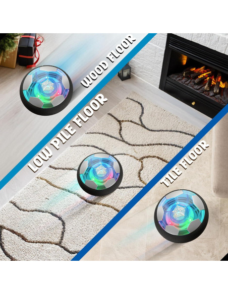 Conjunto de 2 Pelotas de Fútbol Flotantes JoyX LED 17.5 cm