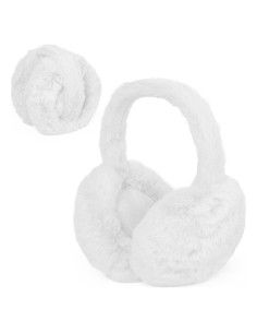 Diadema de Orejeras Plegable Duxesuk para Invierno - Blanco