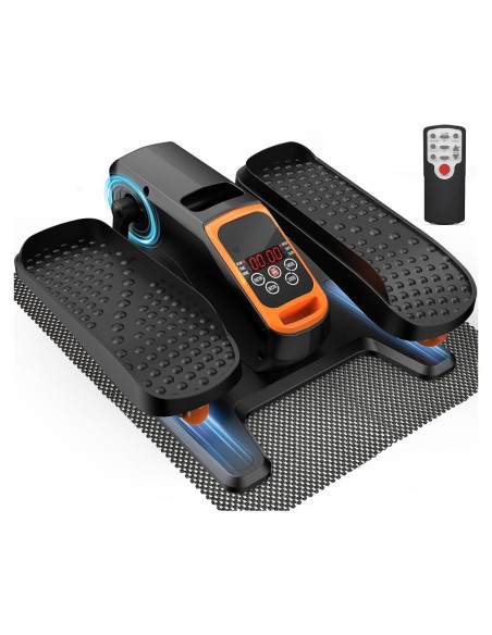 Máquina Elíptica Bajo Escritorio VIVURN 12 Velocidades Naranja