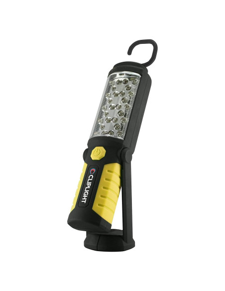 Luz de Trabajo LED Cliplight Pivot 160 Lúmenes Negra 21.6 cm