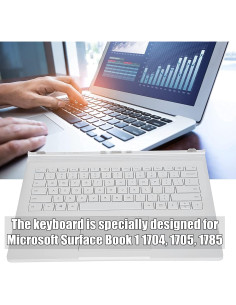 Teclado de Reemplazo Diyeeni para Surface Book 1704/1705/1785 2