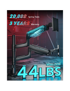 Soporte Doble para Monitor ARES WING GDT1003UCP-2BK 17-49" 2